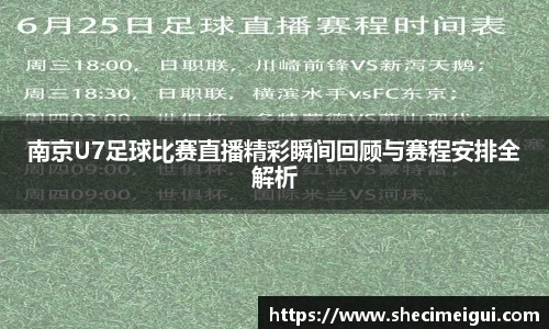 南京U7足球比赛直播精彩瞬间回顾与赛程安排全解析
